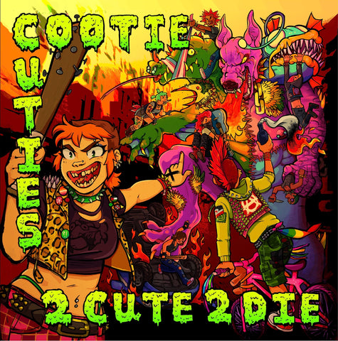 THE COOTIE CUTIES - 2 Cute 2 Die LP 180g orange vinyl PREORDER